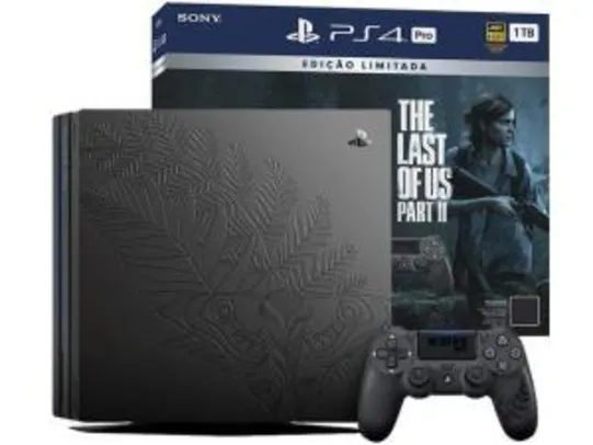 Playstation 4 Pro Ed. Limitada The Last of Us - Parte II 1TB 1 Controle Sony com 1 Jogo