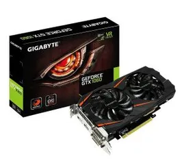 Placa de Vídeo Gigabyte GeForce GTX 1060 6GB Windforce - R$1.087