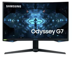 Monitor Gamer 26.9" WQHD Samsung Curvo Odyssey série G7