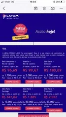 promoção de passagens aereas latam