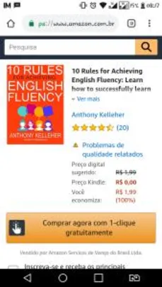 Ebook grátis - 10 Rules for Achieving English Fluency: Learn how to successfully learn 
