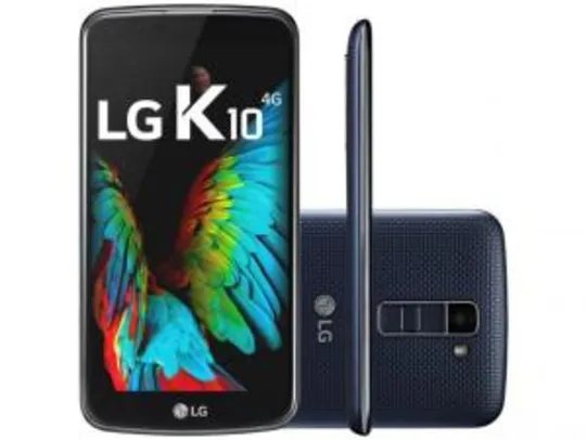 Smartphone LG K10 TV 16GB Dual Chip 4G - Câm 13MP + Selfie 8MP Flash  por R$ 586