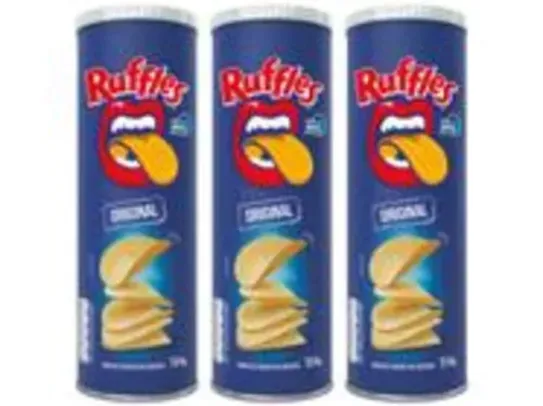 (Regional) Kit Salgadinho Tira Onda Original 134g Ruffles