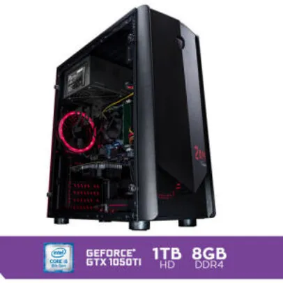 PC Gamer 2AM NVIDIA GeForce GTX 1050 Ti 4GB - Core i5 8GB | 1TB FreeDOS | R$2.006
