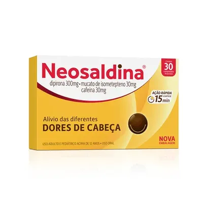 [Leve 2/Cada R$ 17] Neosaldina Caixa 30 Comprimidos