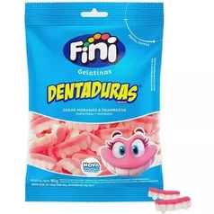 [Leve 4/Cada R$ 2,50] Bala de Gelatina e Marshmallows Dentadura 90g