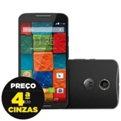 [Ricardo Eletro] Smartphone Motorola Moto X Preto XT1097 2°Geração por R$ 1199