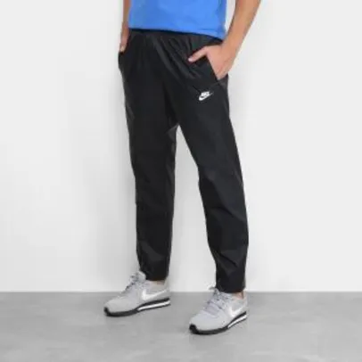 Calça Masculina Nike Nsw Track - Preto e Branco