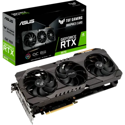 Placa De Vídeo Asus Geforce RTX 3070, Tuf Gaming Oc V2 LHR, 8GB, DDR6 - Tuf-rtx3070-o8g-v2-gaming