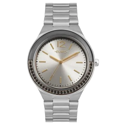 [AME R$238] Relógio Euro Feminino Double Face Lux Prata EU2035YOR/3K | R$270