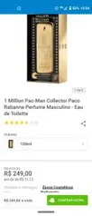 1 Million Pac-Man Collector Paco Rabanne Perfume Masculino - Eau de Toilette R$249