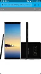 Smartphone Samsung Galaxy Note 8 Dual Chip Android 7.1 Tela 6.3" Octa-Core 128GB 4G Wi-Fi Câmera 12MP - Preto | R$2.639