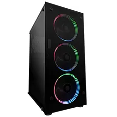 Gabinete Gamer Mid Tower RGB SafeGamer GA ATX