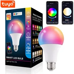 Lâmpada Inteligente Tuya 15w Led RGB e27