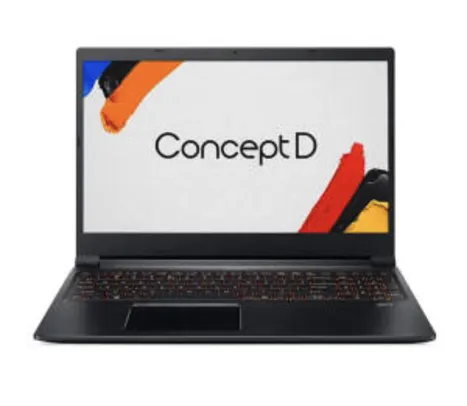 Notebook Acer ConceptD 3 Intel Core i5 12GB NVIDIA Quadro T1000 256GB SSD Windows Pro | R$9067