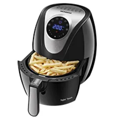 Fritadeira Sem Óleo Air Fryer Mondial Family Inox Digital Touch AF-30-DI 3,5 Litros R$380