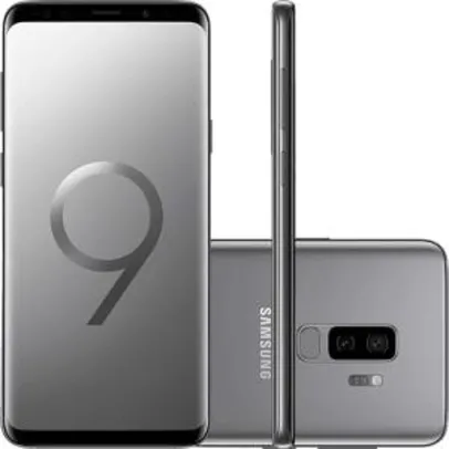 Smartphone Samsung Galaxy S9+ Tela 6.2" Octa-Core 2.8GHz 128GB 4G Câmera 12MP Dual Cam - Cinza - R$ 2727