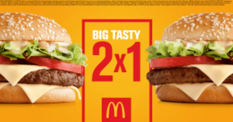 [McDonalds] Big Tasty 2x1 - Setembro 2016