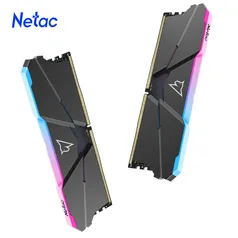 Memória RAM RGB DDR4 3600mhz 16GB (2x8gb) Netac