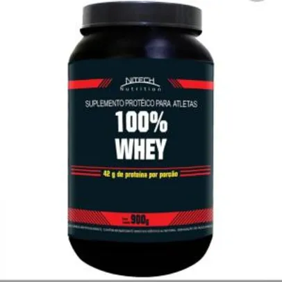 100% Whey - 900g - Nitech Nutrition - R$54