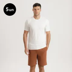 [R$ 95/Cada] Kit 5 Daily T-shirt