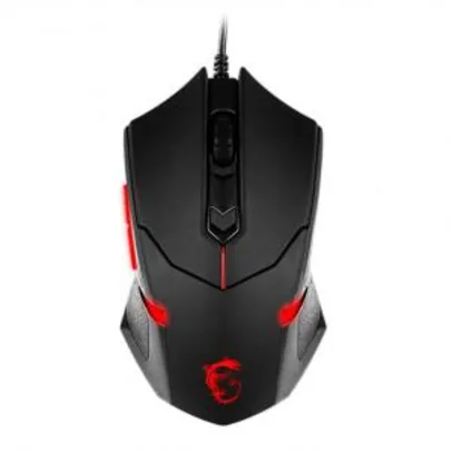 Mouse Gamer MSI Interceptor DS B1 1600DPI US Preto, MSI-DS-B1 | R$20