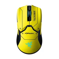 Mouse Gamer Sem Fio Razer Viper Ultimate Cyberpunk 2077 Edition, Razer Chroma, 20000DPI, 8 Botões, Amarelo/Preto - RZ01-03050500-R3M1