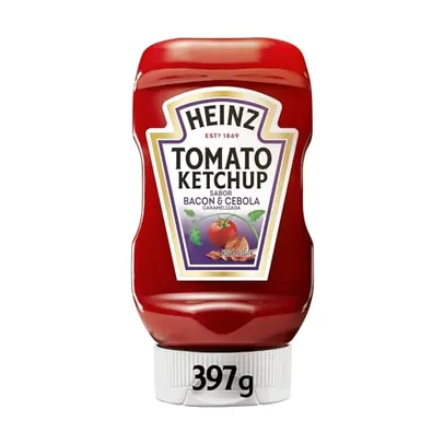 [Super R$ 8,99] Heinz Bacon & Cebola Caramelizada - Ketchup, 397g