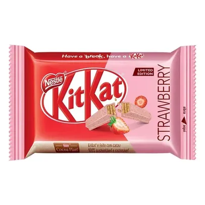 [Compre 5] Chocolate kitkat 4 Fingers Morango 41,5g com outros sabores na descrição