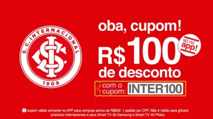 [APP] Use Cupom Americanas e ganhe R$100 em compras acima de R$500