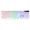 Product image Teclado Gamer Rise Mode G1 Full, Rgb Rainbow, USB, Branco - RM-TG-01-FW