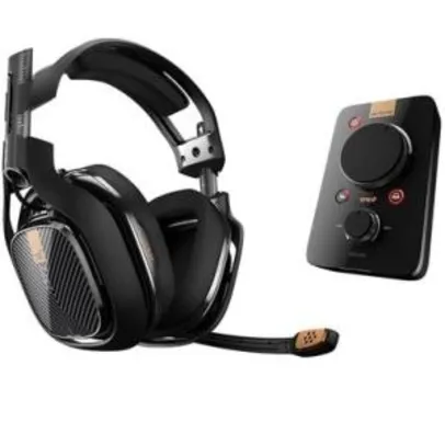 Headset Gamer Astro A40 MixAmp Pro TR PS4 / Nintendo Switch / PC Dolby Surround 7.1 Preto