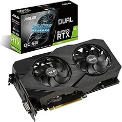 Placa de Vídeo ASUS - Dual GeForce RTX 2060, EVO OC, 6GB GDDR6