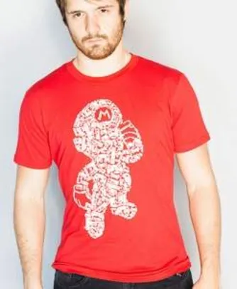 [Nerd Universe] Camisa Console Bros. Vermelha - De R$ 59,00 Por R$ 19,90