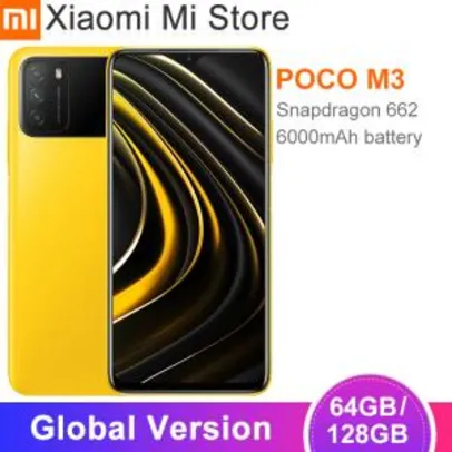 Smartphone POCCO M3 4GB 64GB | R$799