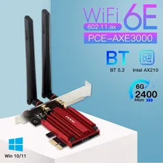 Adaptador Wi-Fi PCIe, AXE 3000