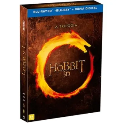Blu-ray 3D - O Hobbit: A Trilogia - R$90