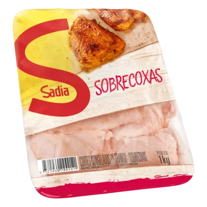 [Regiões selecionadas] Sobrecoxa de Frango Congelada SADIA Bandeja 1kg | R$8