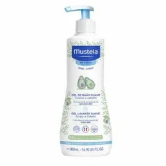 [Prime + Recorrência] Gel Lavante Corpo e Cabelo, Mustela Bebê, 500ml | R$27