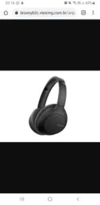 Headphone Sony WH-CH710N Preto Bluetooth com Noise Cancelling | R$500
