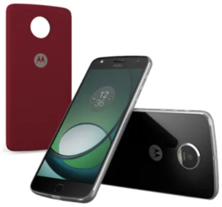 [Saraiva]Smartphone Motorola Moto Z Play Preto Tela 5.5" 32Gb