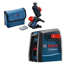 Bosch Nível Laser Gll 2-12 Alcance 12M Com Suporte E Bolsa De Proteção