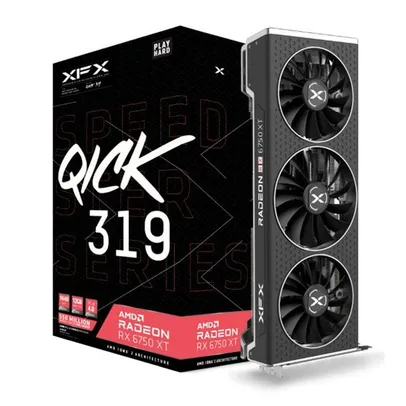 PLACA DE VÍDEO XFX RADEON RX 6750XT SPEEDSTER QICK319, 12GB