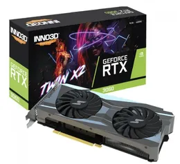 INNO3D SuperFrame NVIDIA GeForce RTX 3060 TWIN X2, 12GB, GDDR6, DLSS, Ray Tracing