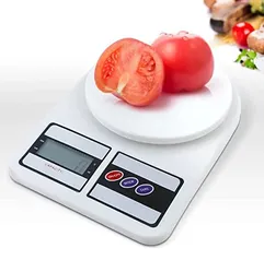 Balanca Digital Cozinha 1g a 10kg Fitness Alta Precisão Casa Comida Saúde 