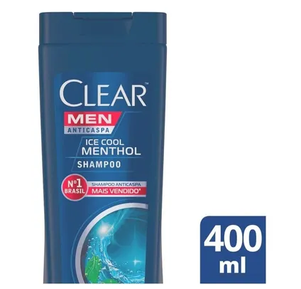 [PRIME] Shampoo Anticaspa Clear Men Ice Cool Menthol 400 ml | R$16