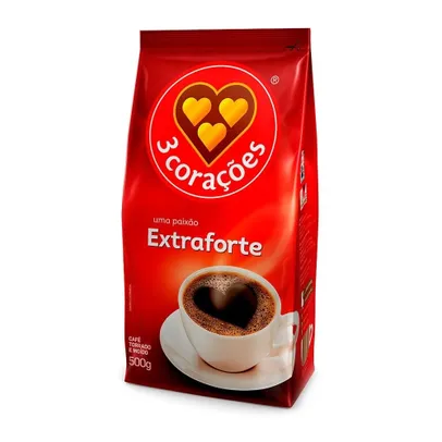 (C.C AME 50%) Cafe almofada extra forte 500G tres coracoes