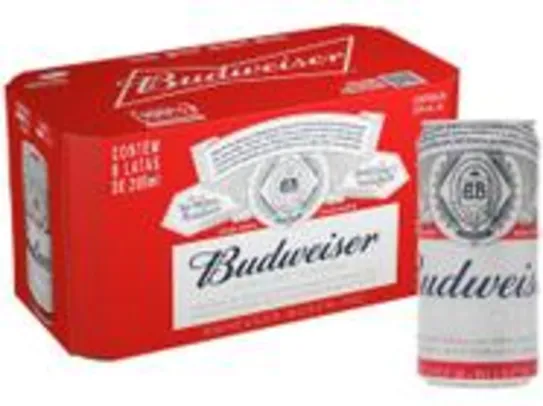 Cerveja Budweiser American Lager 8 Unidades