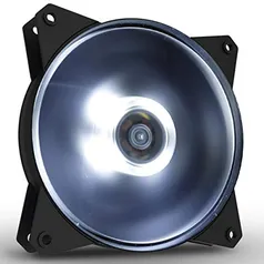 Fan Cooler Cooler Master MF120L LED Branco - R4-C1DS-12FW-R1 | R$29