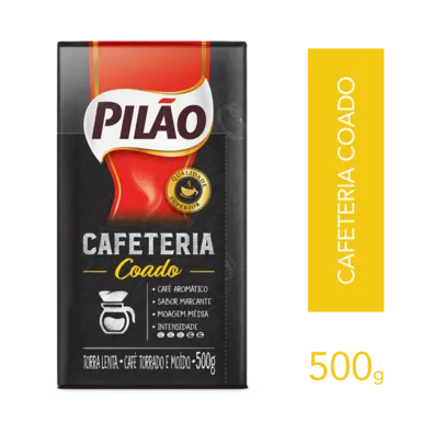 Café Pilão Cafeteria Coado Vácuo 500g